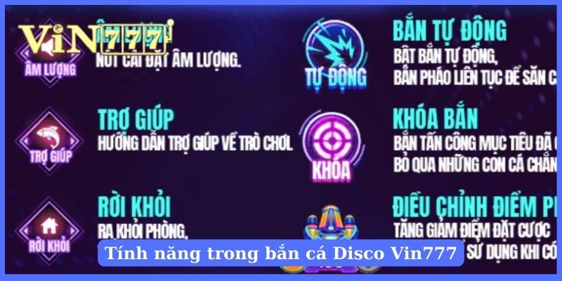 Các tính năng thông minh trong bắn cá Disco