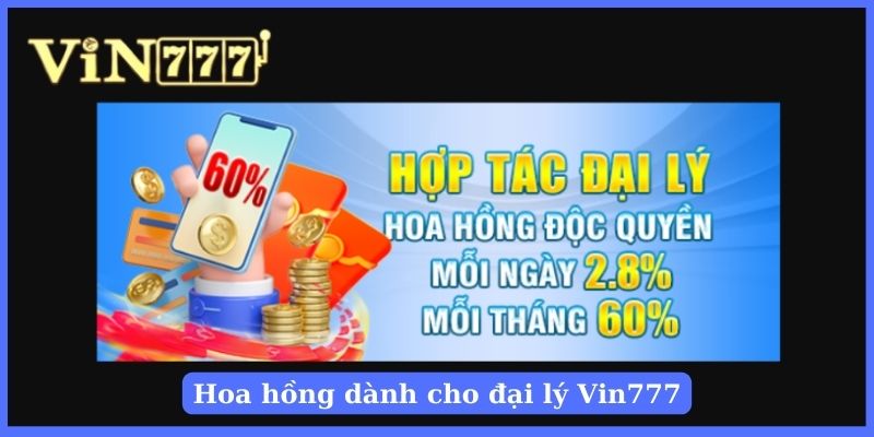 Hoa hồng mỗi tháng đối tác nhận được lên đến hơn 60%