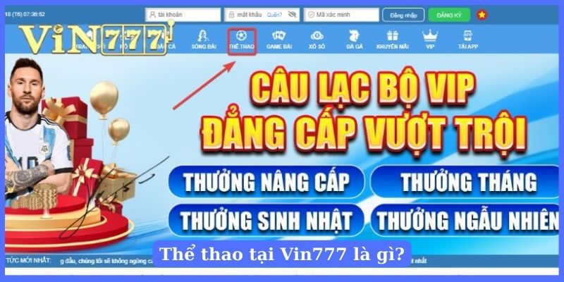 Danh mục thể thao uy tín tại nhà cái Vin777