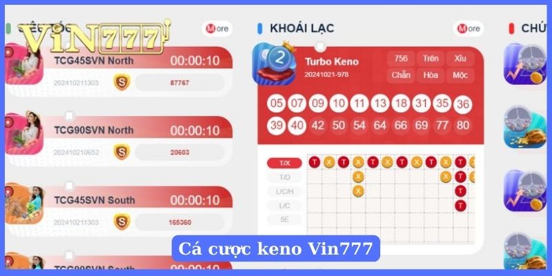 Giải trí keno nhận quà siêu đã